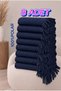 Winter 8-Piece 1St Quality Cafe Restaurant Fleece Shawl - 4