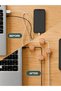 6 قطع مشابك كابلات مغناطيسية، حامل تخزين لكابلات شحن الهاتف والـ USB (برتقالي) - 5