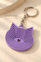 Animated Fidget Keychain with Cat Figure – Layered Fidget Design, Bag Accessory Charm