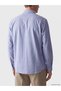 Özmarka New Season Blue Regular Fit Flannel Men's Shirt - 4