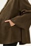 Maternity Suede Poncho Jacket (Khaki) - 6