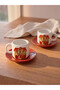 Rmz Clothing Difference – Embossed Coffee Cup Set with a Bookstore-Themed Design.