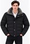 Yaman Slim Fit Men's Collared Fur Coat 7816 - 3