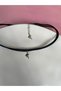 Black Satin Cord Choker - Necklace - 6