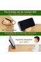 Bamboo Sofa Couch Arm Tray,Foldable Sofa Armrest Clip Table (Rectangle) - 2