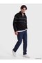 Ozmarka New Season Black High Collar Men's Thick Sweatshirt - 2