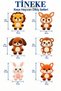 6-Piece Felt Animal Sewing Set DIY Toy and Craft Activity for Children Aged 6 and Above - 5