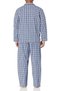 Men's Long Sleeve Plain Weave Pajama Set - 5