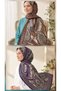 Patterned Cotton Soft Shawl Paisley Series 2-Pack