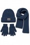 Boys' Fleece Lined Scarf, Beanie and Gloves Set for Ages 5-9, 3-Piece Set - 2