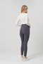 Maternity Adjustable Waist Ribbed Thermal Leggings Smoked - 8