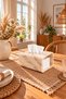 Decorative Concrete Marble Patterned Design Napkin Holder Bohemian Style Napkin Holder for Kitchen, Coffee Table, Dining Table, Restaurant - 8