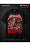 Metallica Black T-Shirt – Heavy Metal Rock Printed - 4