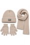 Boys' Fleece Lined Scarf, Beanie and Gloves Set for Ages 5-9, 3-Piece Set - 2