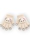 3-8 Years Old Girls' Winter Warm Knitted Gloves – Flexible Lycra Stoned Cat Design Daily School Park Gloves