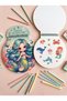 Stickered Picture Notebook Large Size Mermaid Themed Turquoise - 4