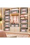 Multipurpose Organizer Bag + Storage Box with Transparent Window + Lid, Set of 3 Large+Medium+Small+Super Small - 2