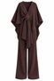 Brown Poncho Knitwear Set - 0190