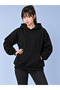 Kili̇m Tiger Unisex Oversized Sweatshirt Hoodie with Back Print - 4