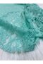 Mint Green Cordone Lace Fabric - Floral Patterned - 3