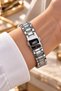 Round Case Silver Color Women's Wristwatch - 3 Atm Water Resistant Steel Band Japanese Movement Gift Special Boxed Dkby2065C3 - 3