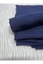 Ribbed Diz Yapmaz 2 Thread, Piece 75X90 cm - Navy Blue - 2