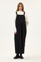 Maternity Corduroy Salopet Dress (Black)