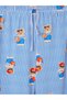 Ecru Bear Teddy Patterned Women's Pajama Bottoms - 3