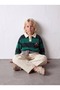 Polo Collar Top and Pants Set - 2