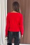 Women's Stone Embellished Star Detailed Boat Neck Long Sleeve Blouse - 6