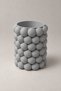 Bubble Patterned Decorative Makeup Brush Holder and Pen Holder - Modern Aesthetic Multi-Purpose Tabletop Organizer 9cm - 2