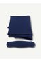 Ribbed Diz Yapmaz 2 Thread, Piece 75X90 cm - Navy Blue