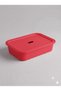 Red Lid Medium Size 9 Liters 40X30X10 cm Polypropylene Plastic Organizer - Toy Box and Storage Basket - 2
