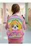 Hello You School Bag Dog Printed Hologram Pink - 4