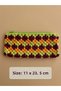 Handmade Knitted Makeup Bag or Pen Holder - Multi-Purpose Bag Organizer. Measurements Are Specified in the Description. - 3