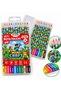 Mini Craft 12 Colors Dry Crayons with Hard Plastic Box - 3