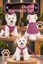 Cat - Dog - Interlock - Thin - Accessory - Clothed Collar Set (Clothing - Chest Collar - Walking Strap Set)