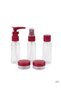 Ilkestor 5 Piece Travel Refillable Bottle Set Leak Proof Portable (05440) Cosmetic Container - 2