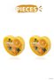 Ilkestor - Lemon Heart Sponge Soap 135 Gr - 2 Pieces (04515) Set Product - 2