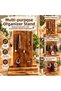 Wooden Jewelry Stand Necklace Earring Bracelet Hanger Jewelry Organizer Decorative Multi-Purpose Stand - 2