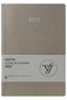 Smyth 2027 Daily Agenda A5 – Vegan Leather Flexible Cover, Silver Gilded Edge.Silver