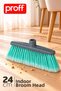 24 cm Indoor Vacuum Cleaner Head - Soft Bristle Brush Tip Without Handle, Non-Scratch for Hardwood Floors