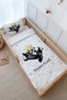 Montessori Duvet Cover and Fitted Sheet Set - for Baby Series - Black - White