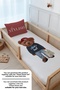 Montessori Duvet Cover and Fitted Sheet Set - Pure Baby Series - Sportmen Teddy Bear - 4