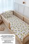 Single Duvet Cover and Fitted Sheet Set - Iconic Series - Lemon - 4