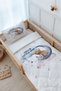 Single Duvet Cover and Fitted Sheet Set - Pure Baby Series - Bear Reaching for the Moon - 3