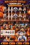 Halloween Toothpick Ornament Set of 10 Thick Artistic Shaped Cupcake Toppers Halloween Cake Decoration Set - 6