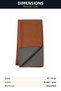 Microfiber Cleaning Cloth 40X40 cm Brown Double Sided Glass Car Kitchen Wiping Cloth - 4