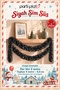 Black Glitter Ornament 2 Pieces Each 2 Meters Total 4 Meters 6.5 cm Christmas Tree Decoration