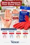 5 Pairs | |   Size S | |   7 - 7.5 cm | |   Red Dishwashing Gloves Cleaning Gloves Bathroom Kitchen Protective Gloves Household Work Gloves Protect Your Hands Sink Dishwashing Gloves Household Home Necessities - 2